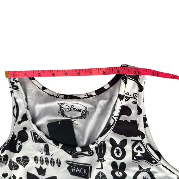 NWT! Disney Alice in Wonderland Icons Mini Dress White & Black | Women’s Medium - Picture 5 of 12